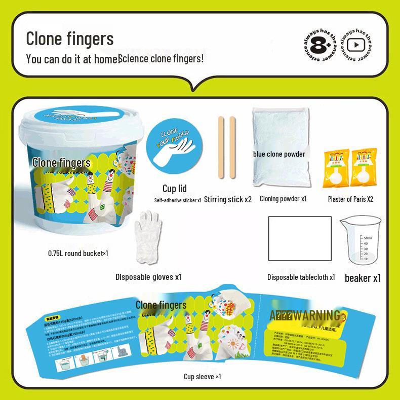 

Набор для создания слепка руки и гипса своими руками: Создайте свой собственный сувенир в виде самодельной модели пальца