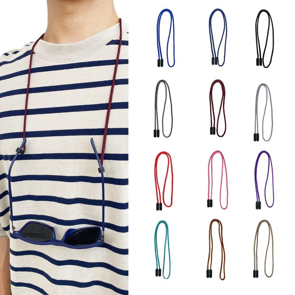 Anti-Lost Polyester Glasses Chain Low-Elastic Eyeglass Lanyard Sunglasses Chains  Sunglasses Use
