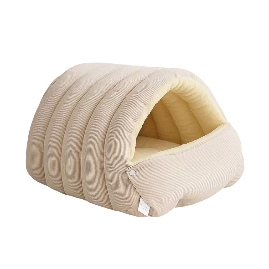 Katzenbettmatte Winter Herbst Raupe Gemütliches Schlafhaus Warmes Nest Sicher Atmungsaktiv Großer Raum Bett Warme Katzenprodukte Kissen