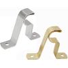 7/16” Cafe Rod Brackets,Set of 2 Curtain Rod Brackets for mounting a Curtain Rod to The Wall,Nickel…