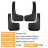 For Ford Ranger 2024 n version Automotive Tire Mudguard Waterproof Prevent Mud Splashing Car Mud Flaps Fender Trim 4pcs