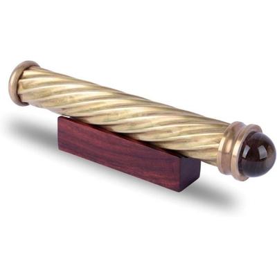 Handgefertigtes Messing-Spiral-Teleidoskop, Marmor-Kaleidoskop für Erwachsene, Vintage-inspiriertes Geschenk & Sammlerstück