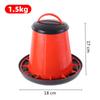 Thickened Chicken Feed Bucket 12 Troughs Automatic Poultry Duck Goose Pigeon Quail Feeder Farm Breeding Tools 1.5kg/3kg/6kg 1Pc