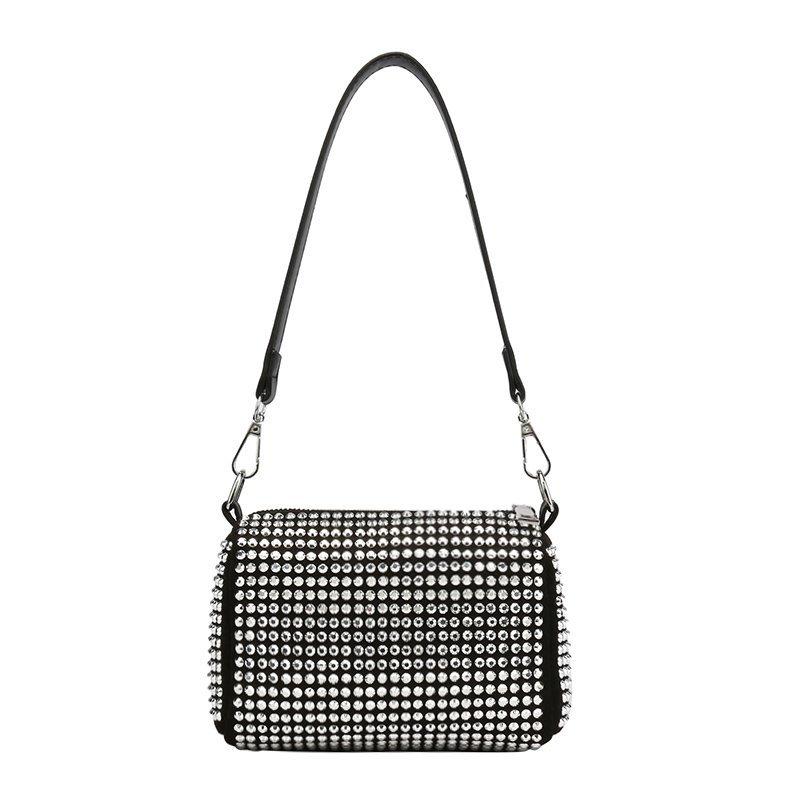 Spring and Summer New Small Square Bag Chain Hot Diamond Bag Bright Shoulder Bag Messenger Bag Discount Promotion