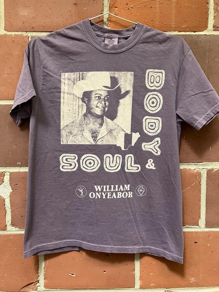 William Onyeabor Body Soul Gray T Shirt Unisex Full Size EL208 L