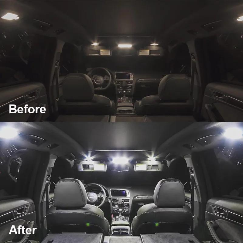 14Pcs LED Interior Map Dome Reading Door Number Plate Bulbs Light Kit For Isuzu Trooper II 1992- 2002 2003 2004 Car Accessories