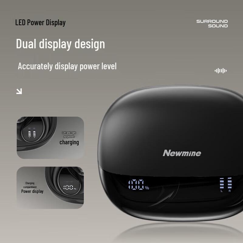 Newmine LY57 Open-Ear Wireless Bluetooth Ear-Hook Headphones