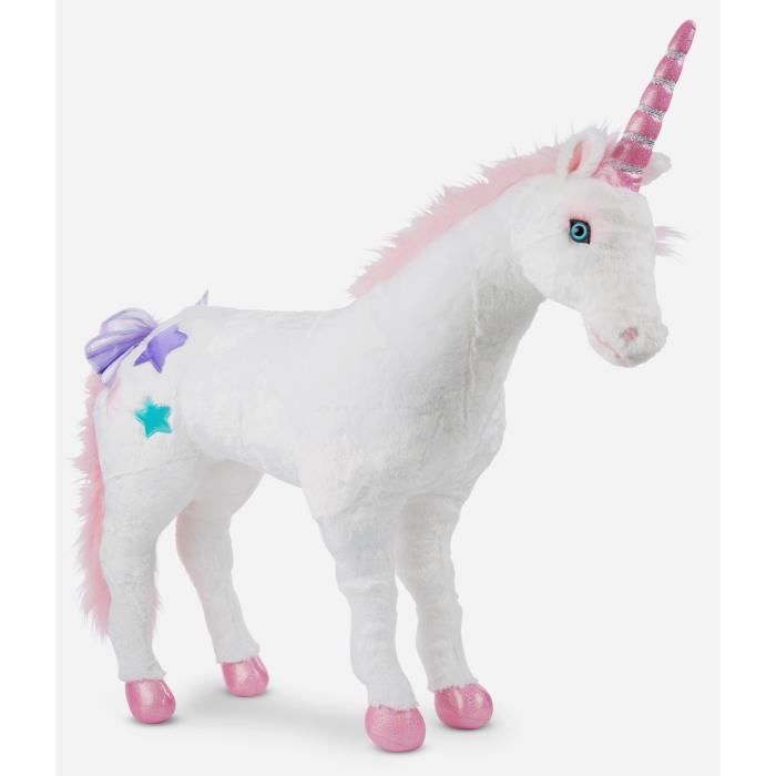 MELISSA & DOUG Peluche Licorne - Grand Modèle