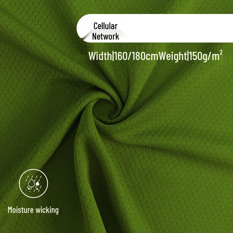 

Honeycomb Mesh Moisture-Wicking Sportswear Fabric for Spring/Summer White (25kg min order)
