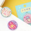Cute Cloth Sticker Clothes Bag Embroidery Decorative Pattern Sticker Pants Hole Repair Sticker Self-Adhesive Patch Sticker