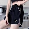 Women's Summer Trendy 3/4 Wide Leg Athletic Shorts - Breathable Draped Loose Fit Slimming Yoga Shorts