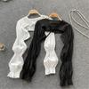 Fashionable Shoulder Wrap for Vacation Thin Shawl Scarf for Beach Sun Protective Shawl Wrap for Women with Long Sleeves