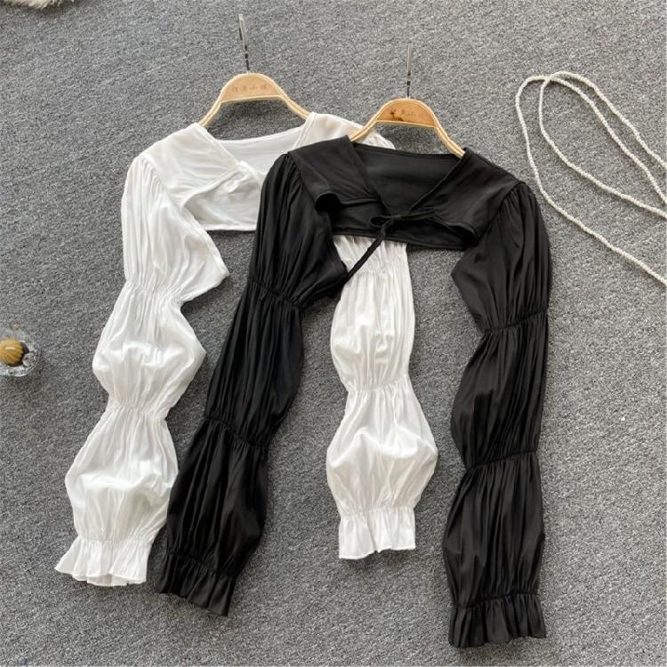 Fashionable Shoulder Wrap for Vacation Thin Shawl Scarf for Beach Sun Protective Shawl Wrap for Women with Long Sleeves