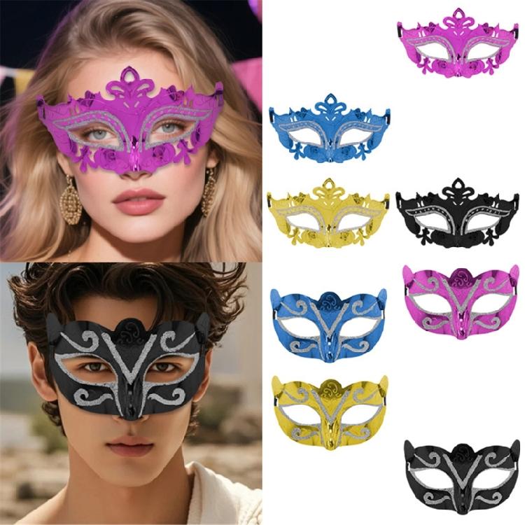 Masquerade Mask for Womens Shines Glitter Venetians Mask Party Evening Prom Ball Mask Halloween Cosplay Costumes Gifts