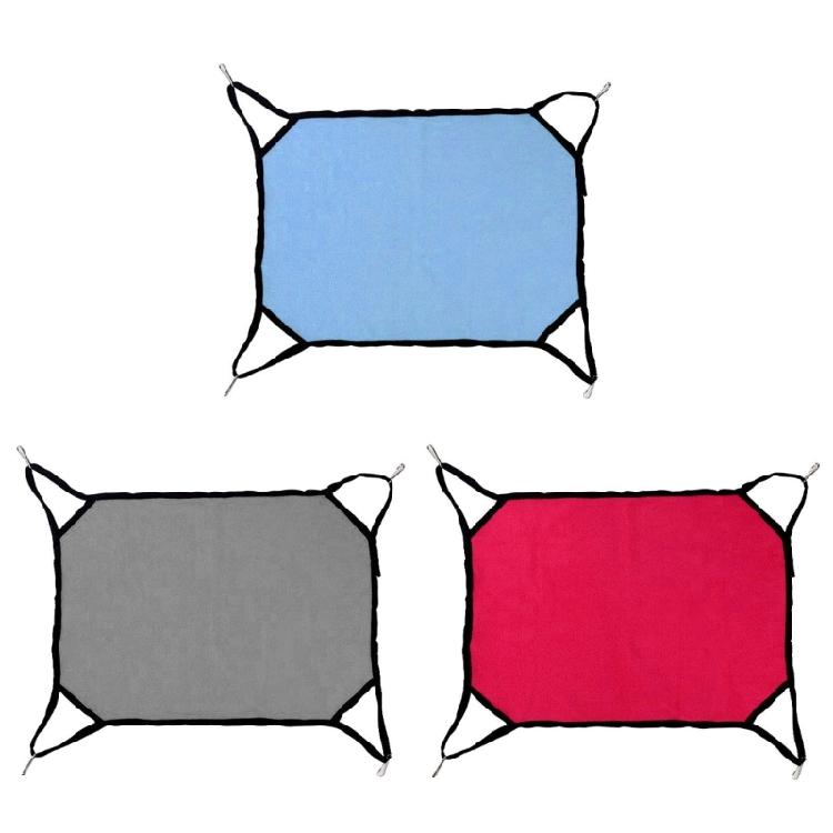 Soft Relax Cat Sleeping Hanging Bed Swing Hammock With Hook Solid Color