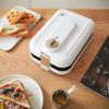Mașină de mic dejun 220V Oală de coacere a pâinei Mașină multifuncțională antiaderență pentru sandvișuri Pâine de pâine Mașină pentru vafele