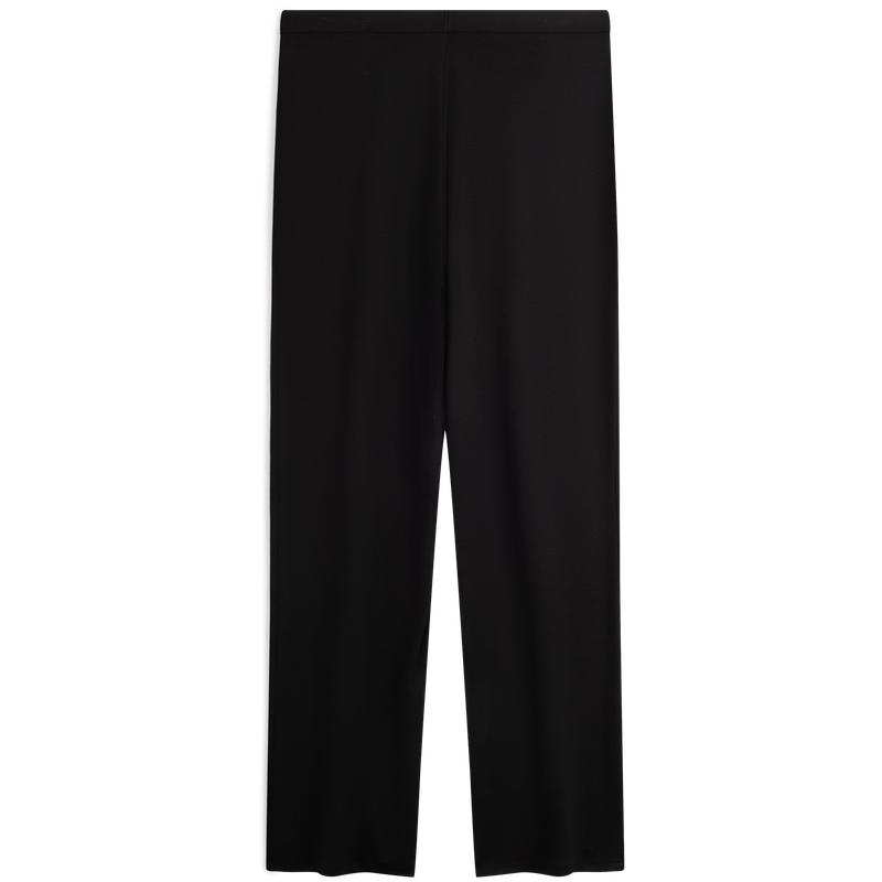 

Calvin Klein Soft Stretch Straight Leg Casual Lounge Pants Women bottoms Space-Black QS7285 XS