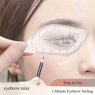New Fast Drawing Brow Mapping Ruler Reusable Shaping 1 Minute Brow Shaping Ruler Microblading Mapping Tool Supplies