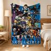 Skullgirls Game Throw 240g Flannel Blanket, Suitable for Sofas, Beds, Offices,  Exquisite Gift Blankets