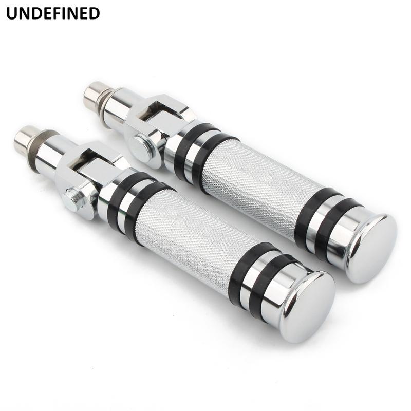 Motorcycle Knurled Modified Foot Pegs Folding Footrests Pedals For Harley Kawasaki Yamaha Suzuki Honda Ducati BMW Universal