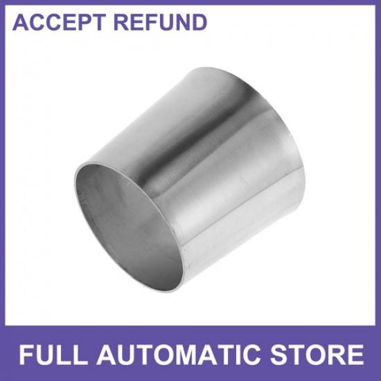 auto Exhaust Pipe Tubing Piping Adapter 3  OD to 3.5  OD 304 Stainless Steel