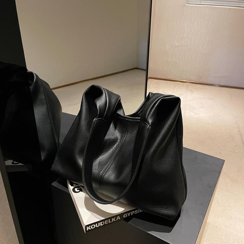 Shoulder Bag for Lightweight Tote for Stylish [Blostirno] Women, Bag, PU, Commuting, Waterproof, (JP0096-B)