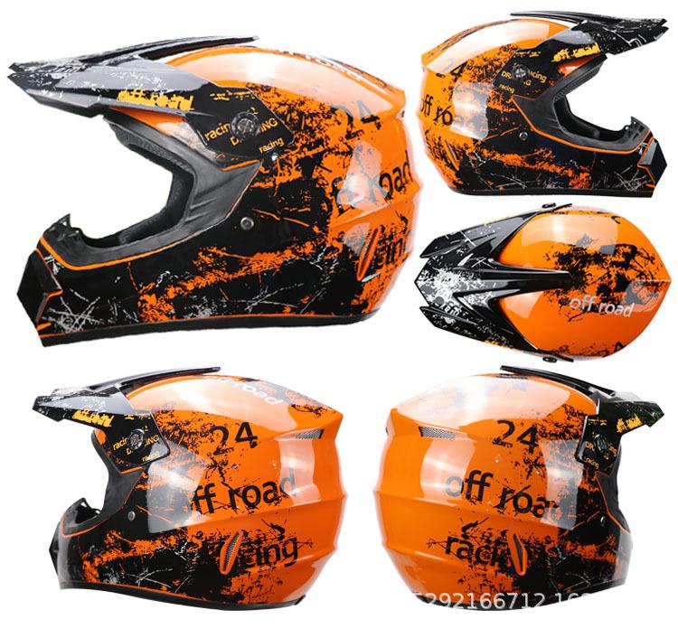 Cross-Border E-Commerce Off-Road Helmet: ATV, Mountain Bike, Downhill & Karting Helmet for Teenagers