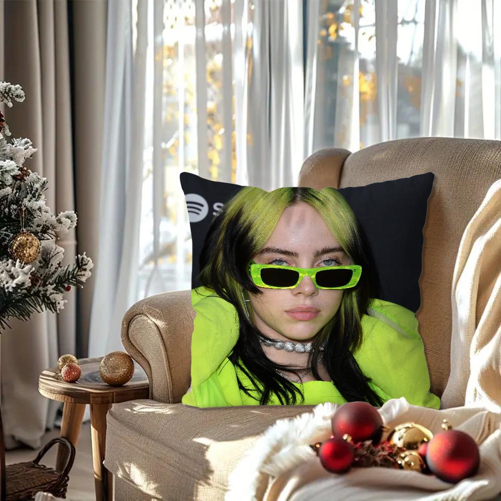 Singer B-Billies Pillow Case Square Pillow Bedroom Sofa Leisure Comfort Cushion Car Living Room Home Decoration 40X40