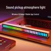 RGB Музичний Ритм-Світло з Голосовим Керуванням: Світлодіодне освітлення для робочого столу в стилі кіберспорт та автомобіля, що реагує на звук, з керуванням через додаток.