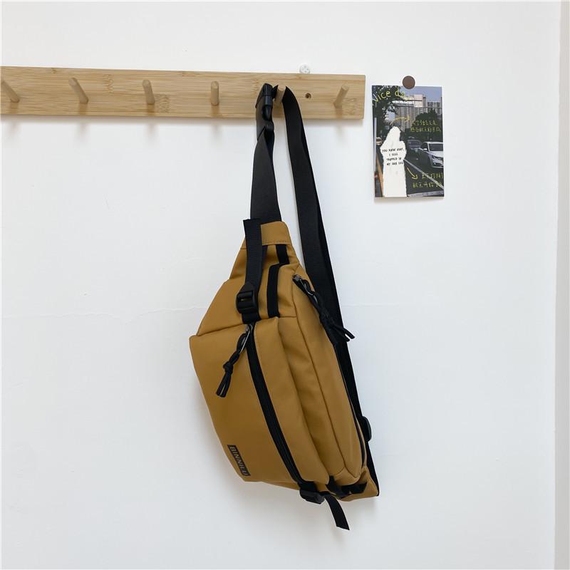 Modna unisexowa torba crossbody na klatkę piersiową i biodrowa do użytku codziennego, sportowego lub studenckiego