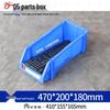 Thickened Tool and Parts Storage Box with Slanted Mouth