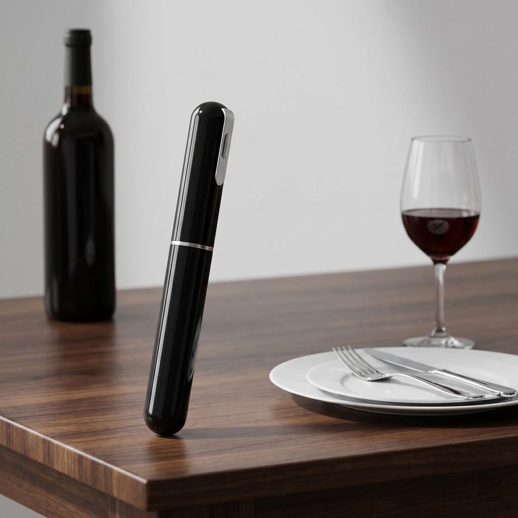 Pompa d'Aria Manuale Apribottiglie per Vino Strumento Portatile con Ago Rimuovi Tappi per Uso Domestico, Bar, Ristorante Senza Danni al Sughero