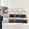 Solid Color Texture, Foreign Style Indentation, Shoulder Messenger Bag, New Commuter Small Square Bag, Popular Personalized Light Luxury Women's Bag T