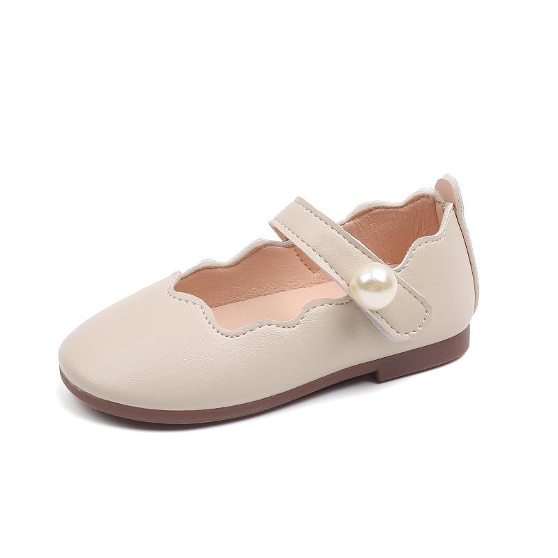 Pantofi Fată Pantof din Piele de Copil Toamnă Nou Pantof de Prințesă Fată Perlă Pantof Plat pentru Bebeluș Pantof de Dans cu Talpă Moale Pantof Mary Jane Pantof Copil