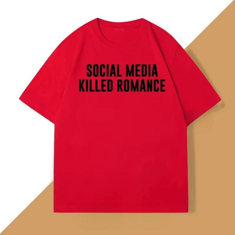 

Camiseta de Media Social media kills roUnisexce con Mujer un modelo Unisex 4XL