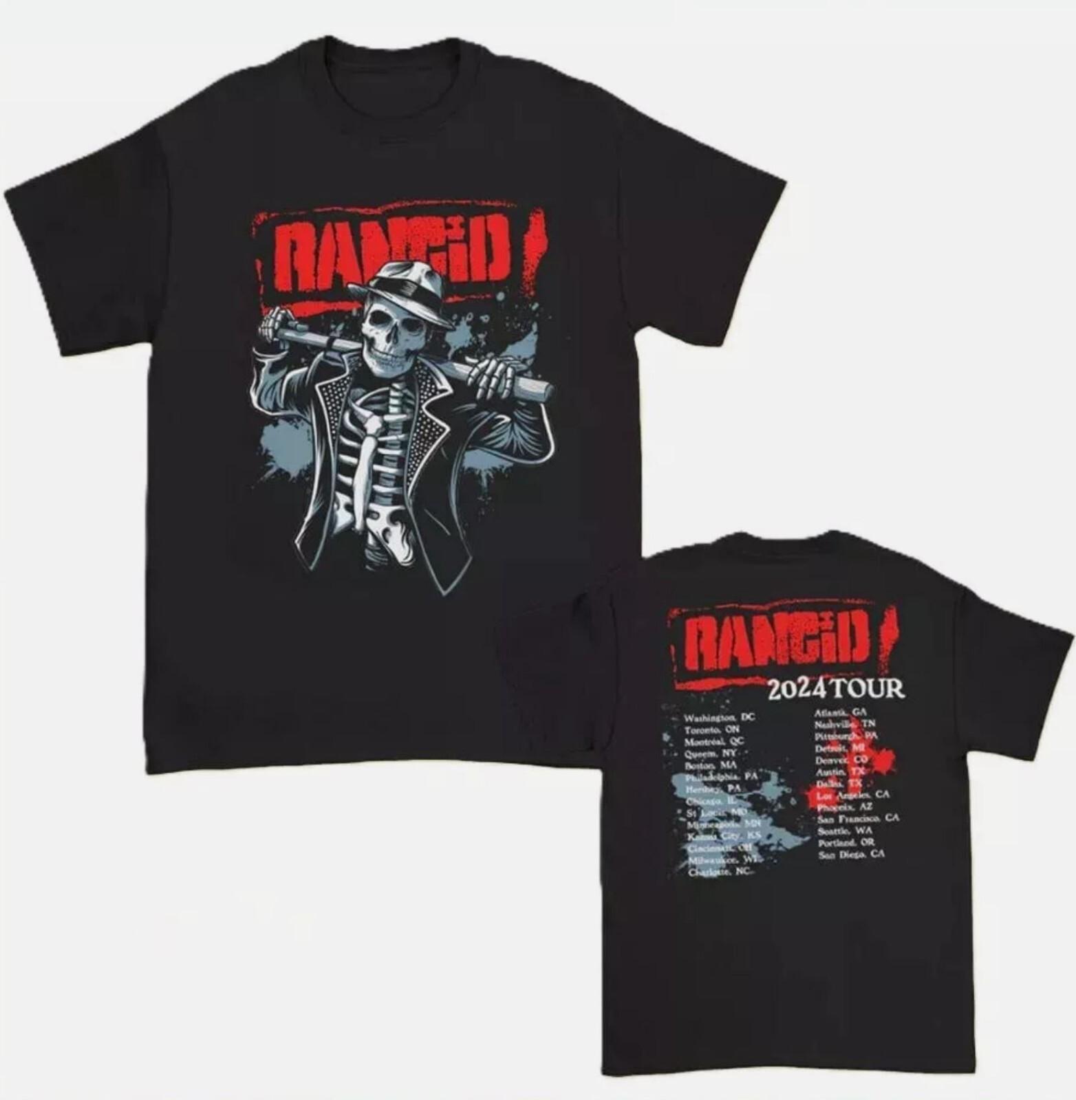 Футболка Rancid 2024 Tour Подарок для фанатов L1706_19 2XL