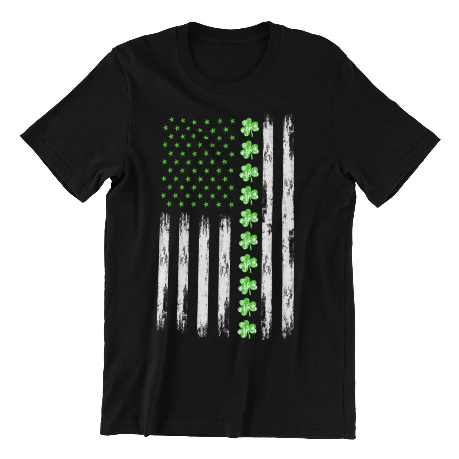 St Patricks Day IRISH T-Shirt Wo Kids Baby - IRELAND American Flag Gift 130