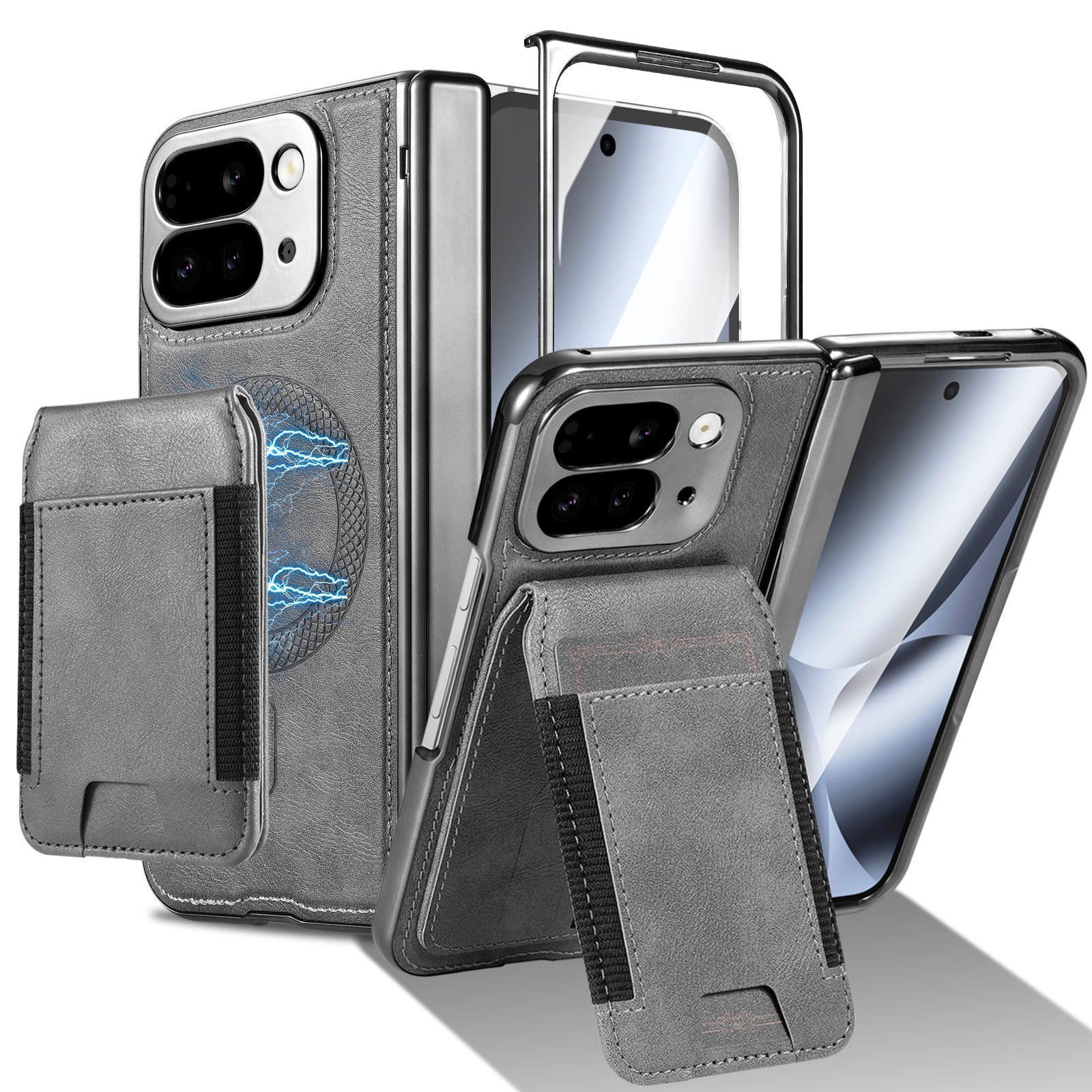 Magnētisks ādas maciņš-seifs Google Pixel 10