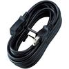 TRUSCO Extension Cord, 15A, 2m, TKC15-2 (Case of 20), Black