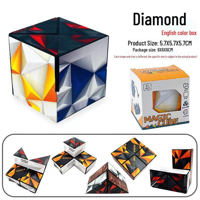 

Геометрический магнитный магический куб - 3D интерактивная развивающая игрушка для детей