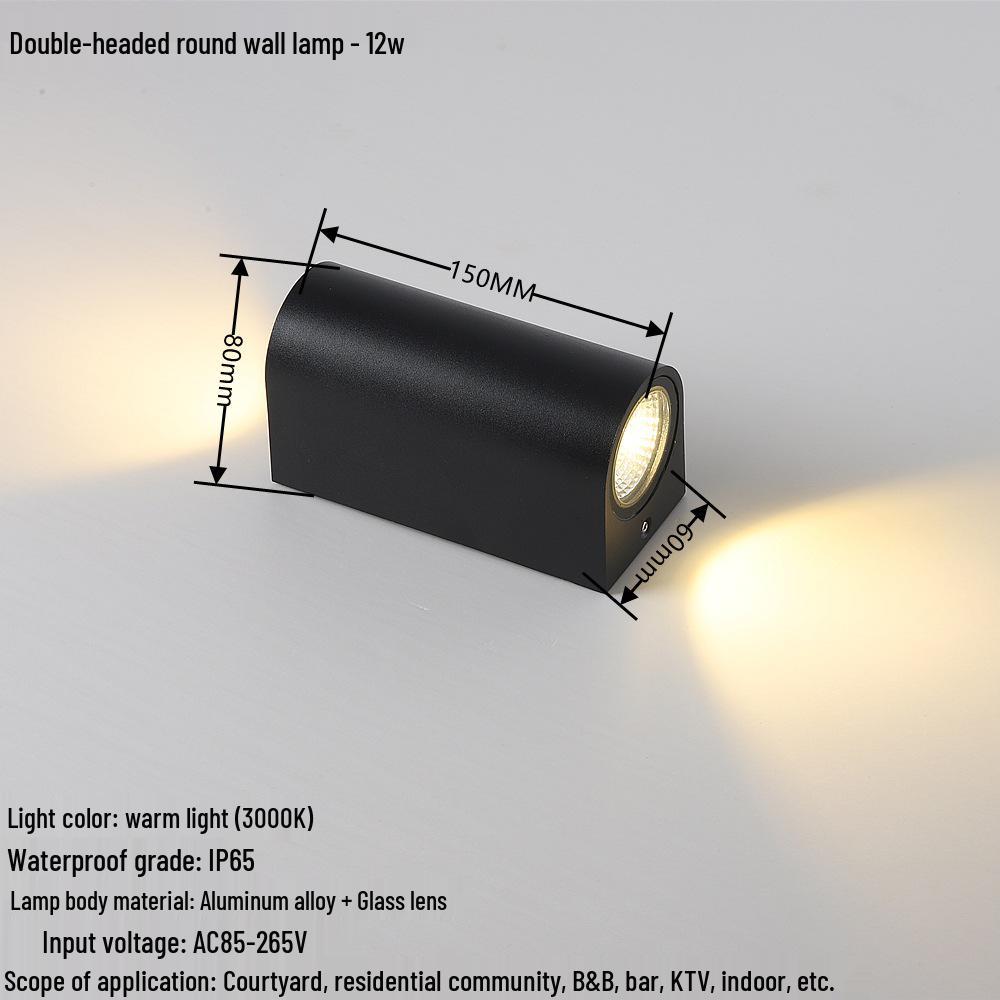 Creative Waterproof Wall Lamp for Living Rooms, Bedrooms, Hallways, and Staircases