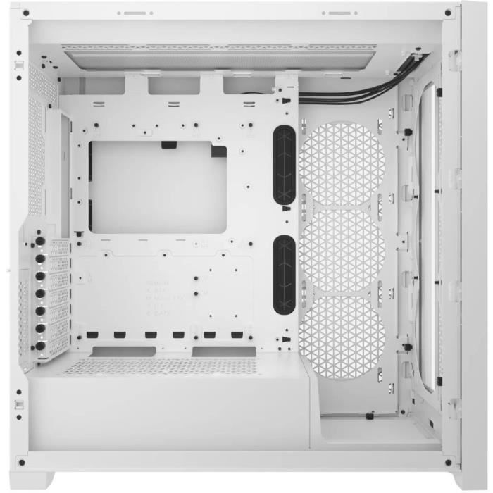 Boitier pc - corsair - 5000d core airflow - atx moyen-tour - panneau avant flux d'air optimisé - blanc - (cc-9011262-ww)