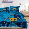 Pumas UNAM Pattern Bedding Quilt Set Quilt Cover Pillowcase Home Decoration Birthday Gift (1 * duvet cover + 2 * pillowcase, without core)
