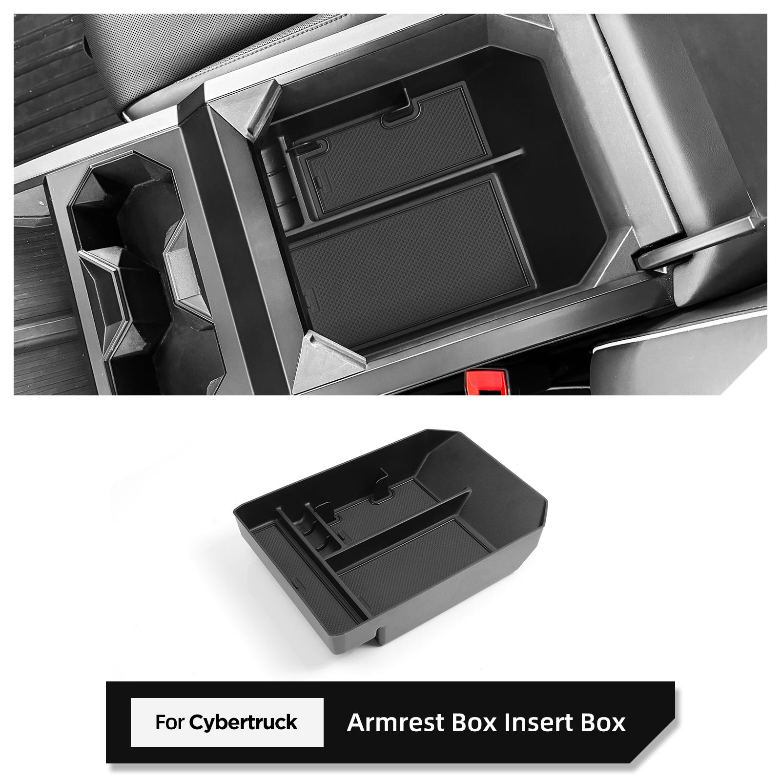 

для Tesla Cybertruck 2025 2025 Центральная консоль Подлокотник Ящик для хранения Автомобильный лоток Организация Уборка Аксессуары для салона автомобиля Черный