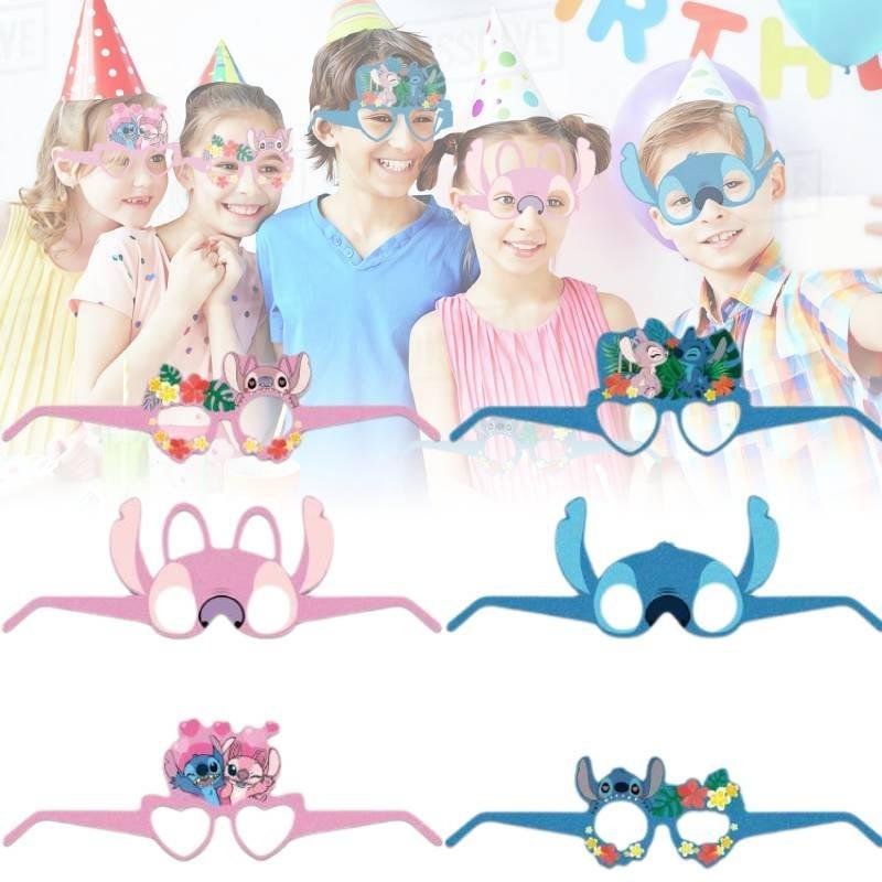 Bedårande Stitch Pappersglasögon För Roliga Sommarstrandfester Och Födelsedagsfiranden
