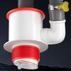 Silicone Material Kitchen Sewer Deodorant Device Double Sealed Connectors Flexible Pipe Configuration Anti-Odor Plug