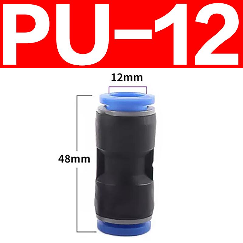 PE PG PY PW Air Connectors 4 6 8 10 12mm Pneumatic Fitting Quick Connect Tee 3Way Plastic Pipe Water Hose Tube Connector