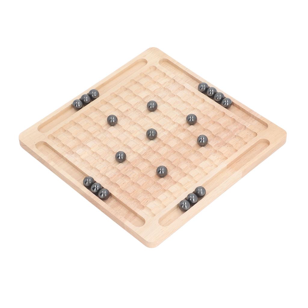 Magnetic Chess Game with Wooden Board 20pcs Stones Educational Interactive Magnetic Stones Game for