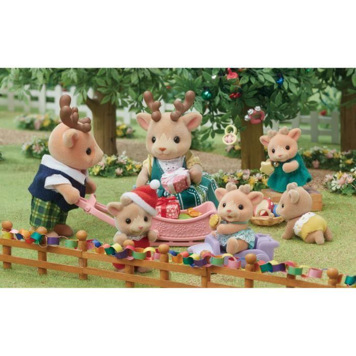 Poupée - SYLVANIAN FAMILIES - La Famille Renne - Blanc - Mixte - 5692