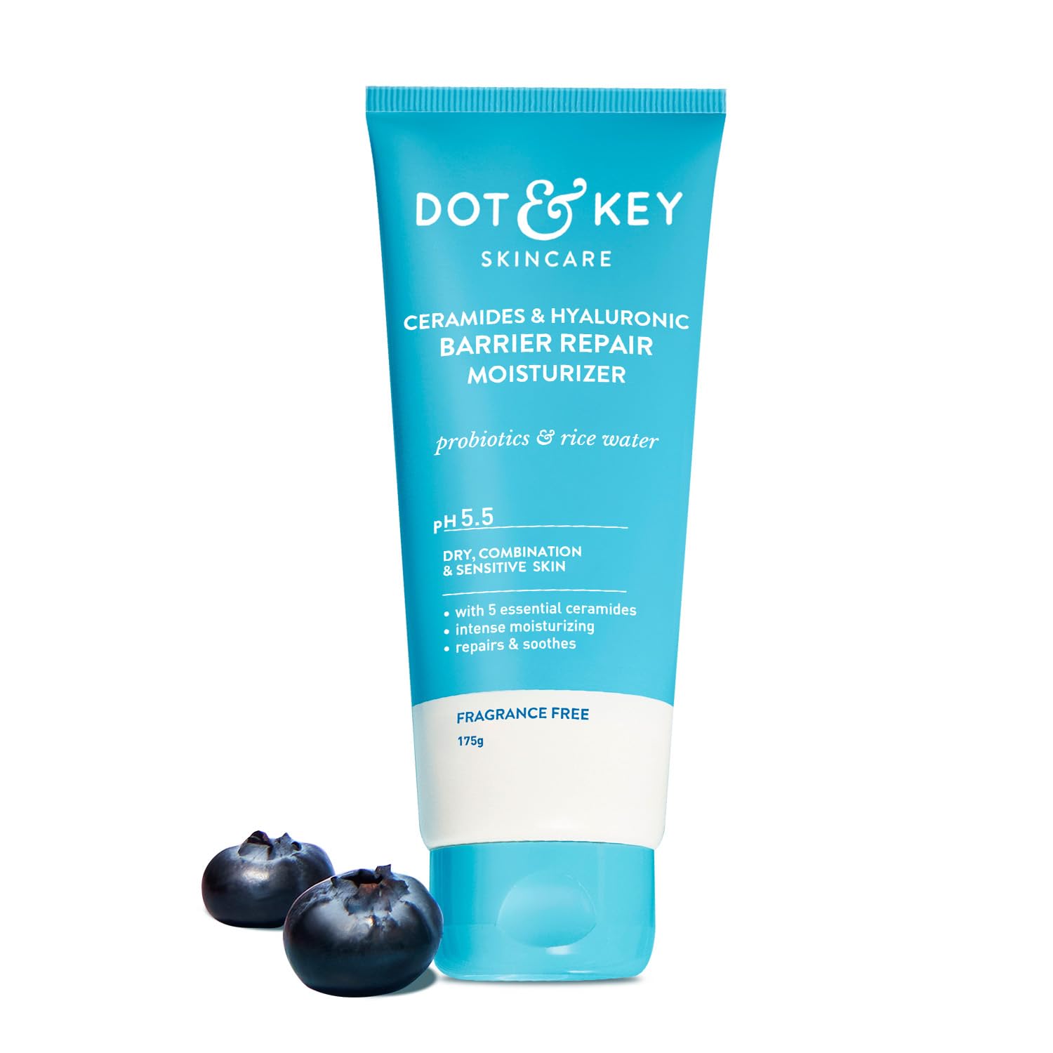 Dot & Key Barrier Repair Moisturizer 175g For Normal, Dry, Combination & Sensitive Skin With Ceramides & Hyaluronic
